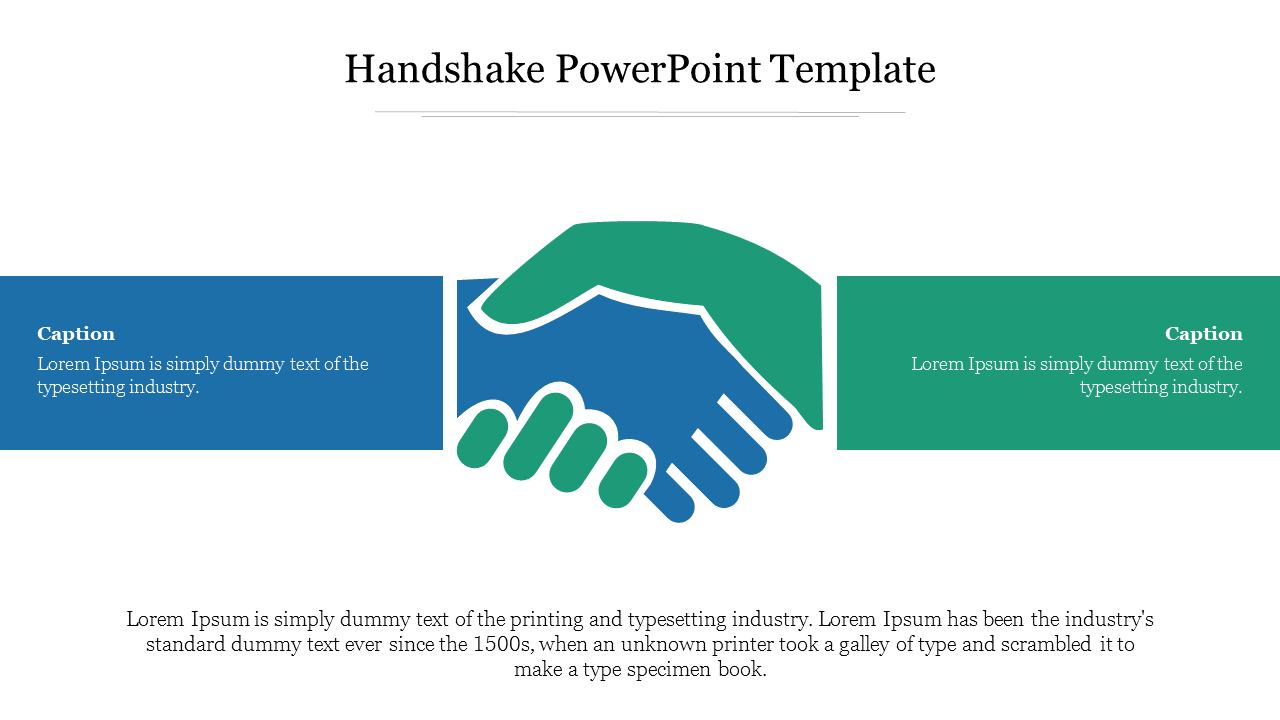 Free - Amazing Handshake PowerPoint slides for presentation